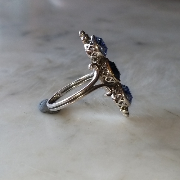 14k STERLING TOPAZ RING - Picture 3 of 5